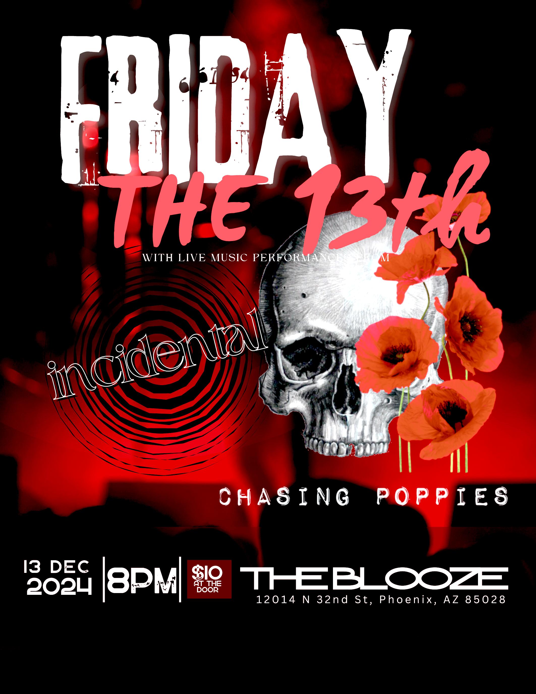 Chasing Poppies and Incidental at The Blooze 12/13/24